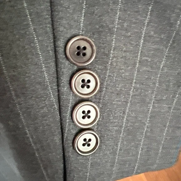 Brooks Brothers 346 Blazer Mens 45R Gray Wool Blend Suit Jacket Coat Set